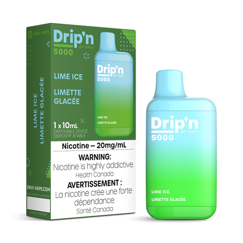 Drip'n 5000 Disposable by Envi - Lime Ice
