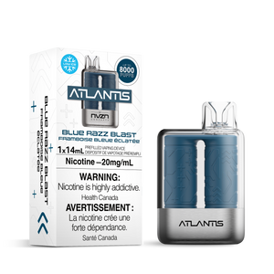 Atlantis by NVZN 8000 - Blue Razz Blast