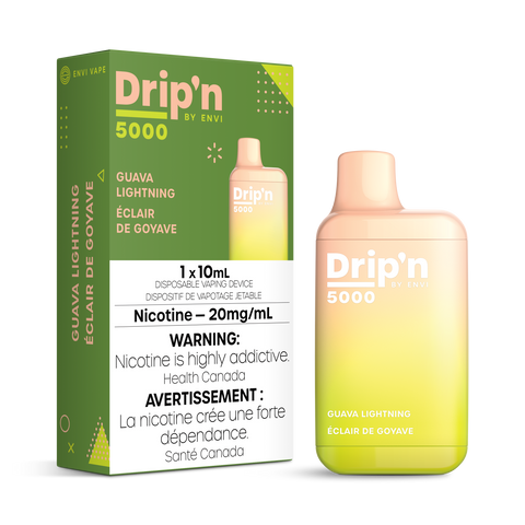Drip'n 5000 Disposable by Envi - Guava Lightning