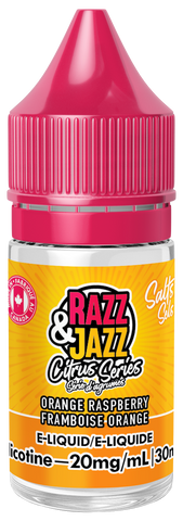 Razz and Jazz Salts: Orange Raspberry