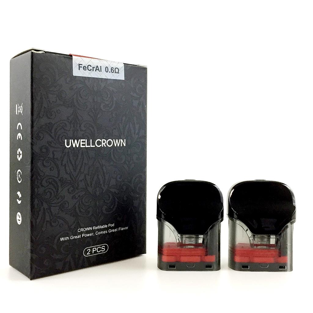 uwell crown refillable pods Uwell Crown Refillable Pod (Box of 2) main image 1
