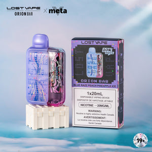 LOST VAPE ORION 10K - Blue Razz Peach Pineapple Ice