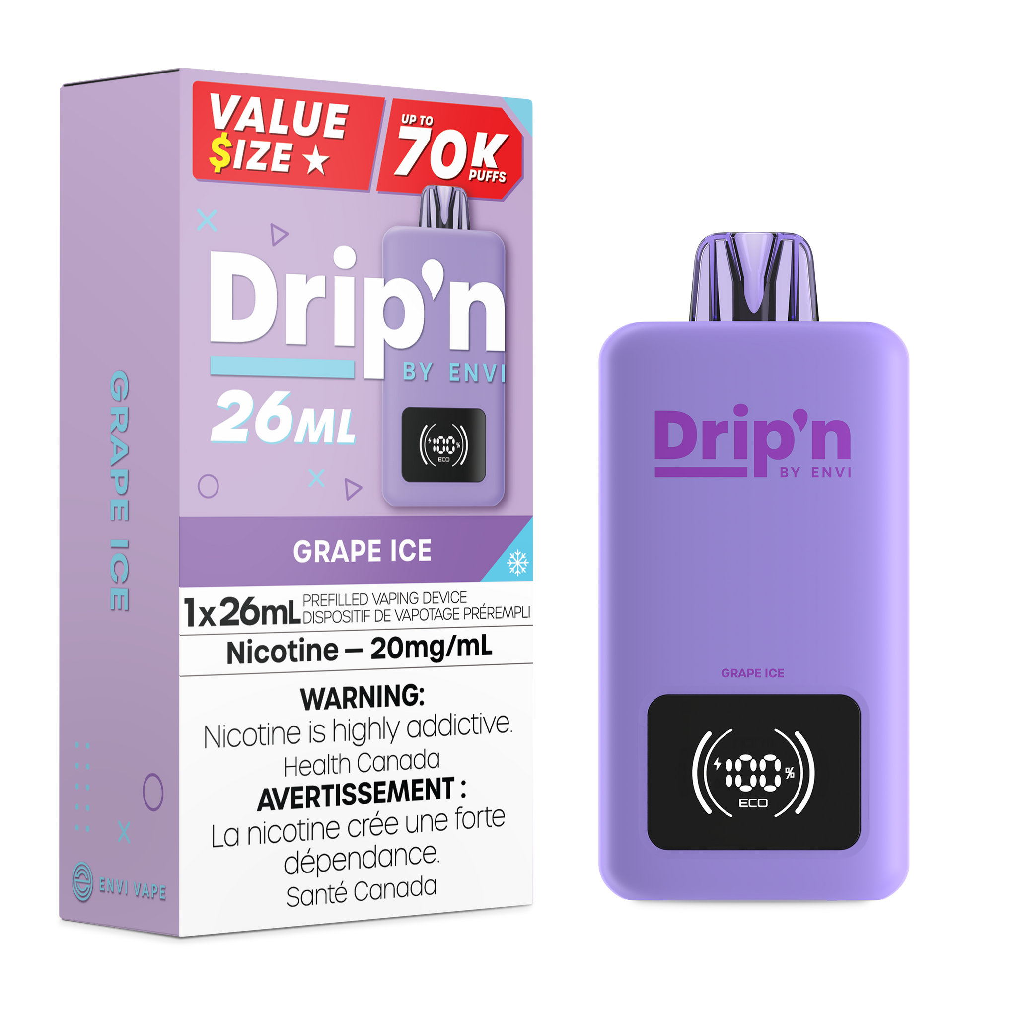 Drip'n 26mL - Grape Ice