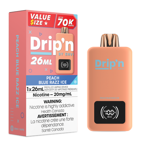 Drip'n 26mL - Peach Blue Razz Ice