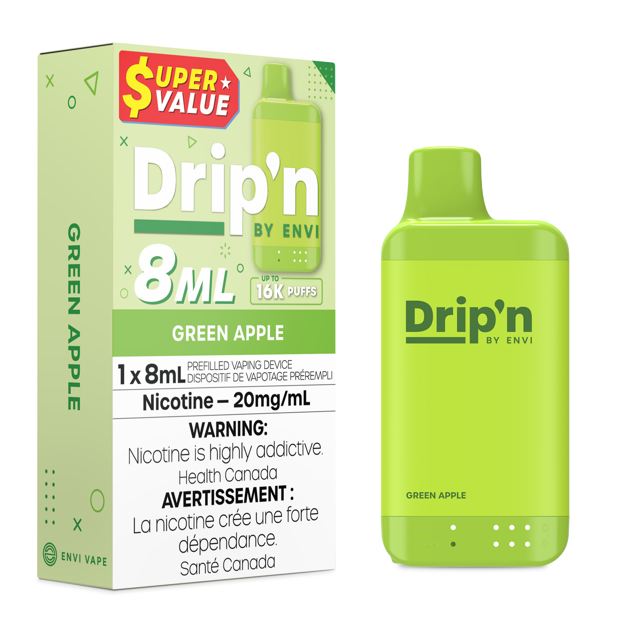 Drip'n 8mL - Green Apple
