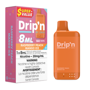 Drip'n 8mL - Raspberry Peach Mango Ice