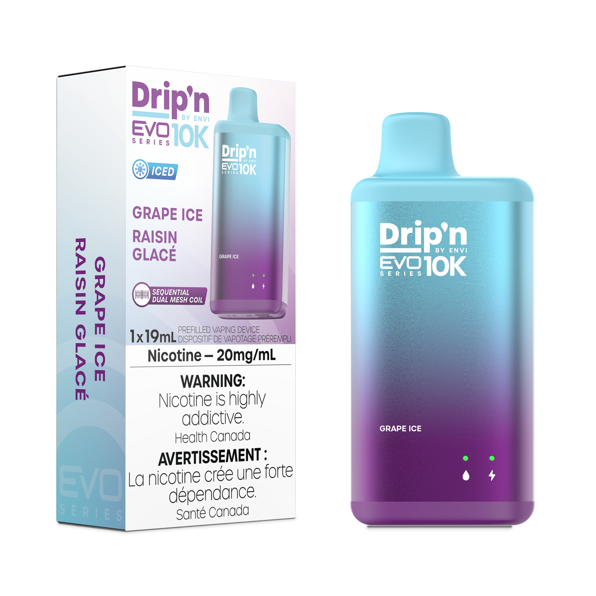 Drip'n EVO 10K - Grape Ice