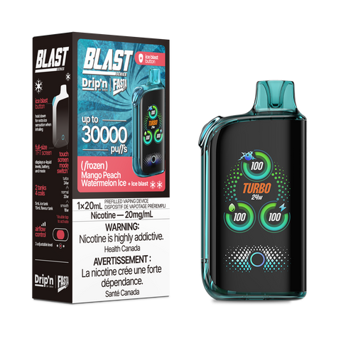 Drip'n Fasta Blasta 30K - Mango Peach Watermelon Ice