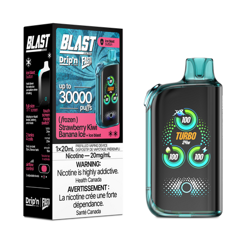 Drip'n Fasta Blasta 30K - Strawberry Kiwi Banana Ice