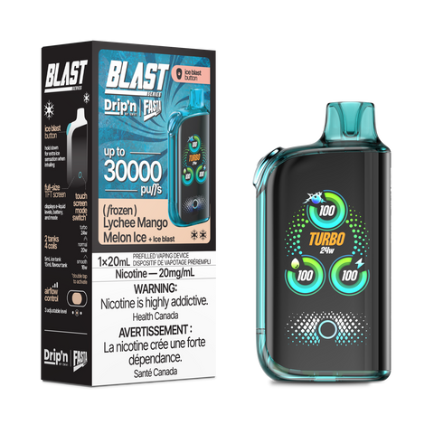 Drip'n Fasta Blasta 30K - Lychee Mango Melon Ice