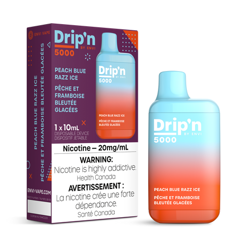 Drip'n 5000 Disposable by Envi - Peach Blue Razz Ice