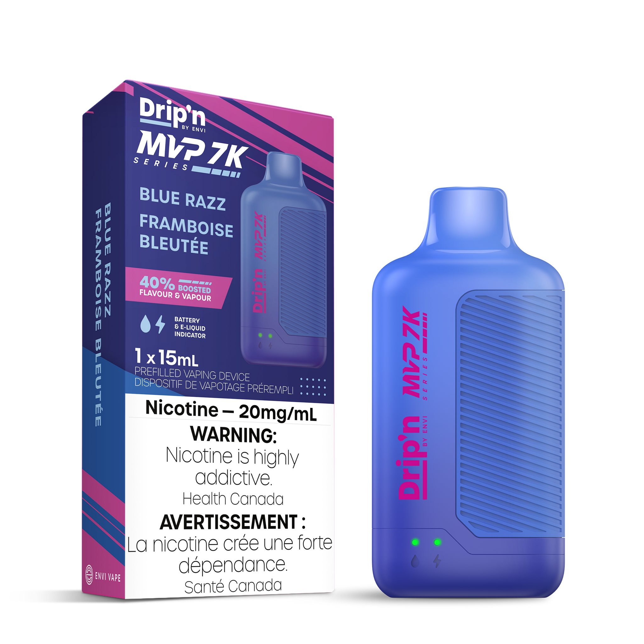 Drip'n MVP 7K by Envi - Blue Razz