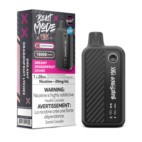 Flavour Beast BEAST MODE MAX - Dreamy Dragonfruit Lychee Iced