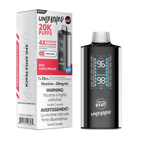 Flavour Beast Unleashed DCP 20K - Apple Peach Iced