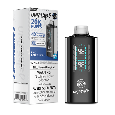 Flavour Beast Unleashed DCP 20K - Berry Swirl Iced