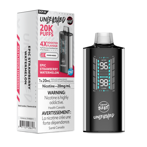 Flavour Beast Unleashed DCP 20K - Strawberry Watermelon Iced