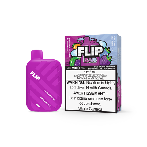 FLIP BAR - GRAPE PUNCH ICE AND BERRY BLAST ICE