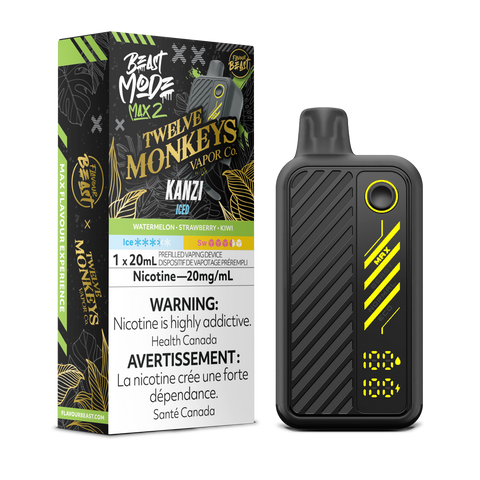 Flavour Beast + 12 Monkeys BEAST MODE MAX 2 - Kanzi ICED
