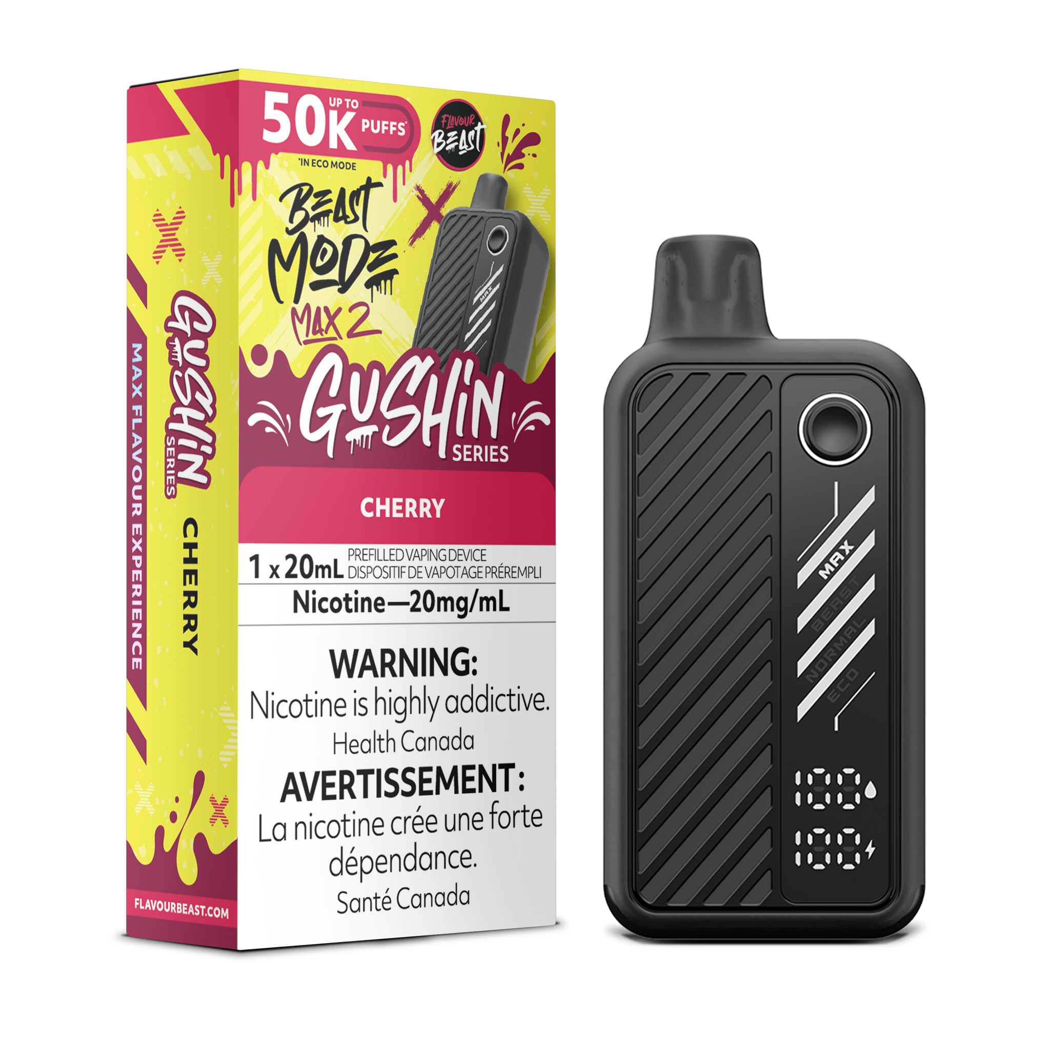 Flavour Beast BEAST MODE MAX 2 - Gushin Cherry