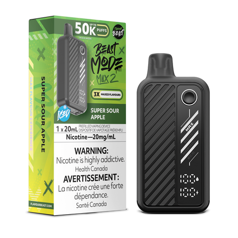 Flavour Beast BEAST MODE MAX 2 - Super Sour Apple Iced