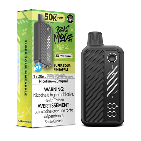 Flavour Beast BEAST MODE MAX 2 - Super Sour Pineapple Iced