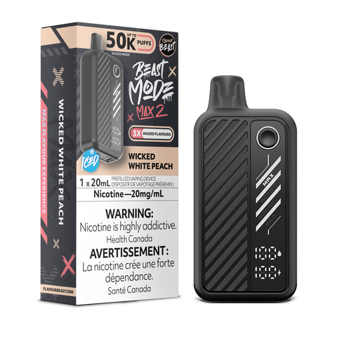 Flavour Beast BEAST MODE MAX 2 - Wicked White Peach