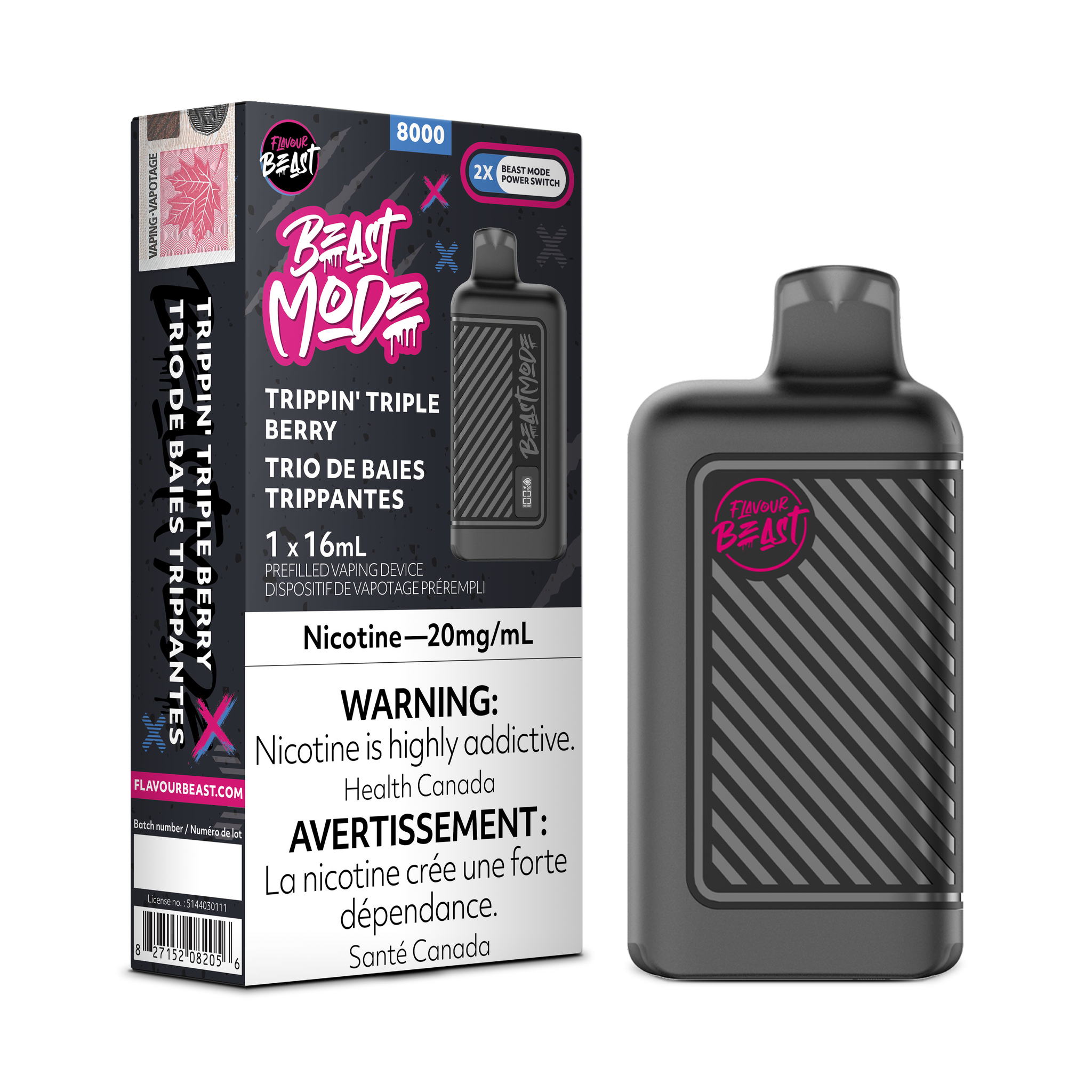 Flavour Beast BEAST MODE - Trippin' Triple Berry