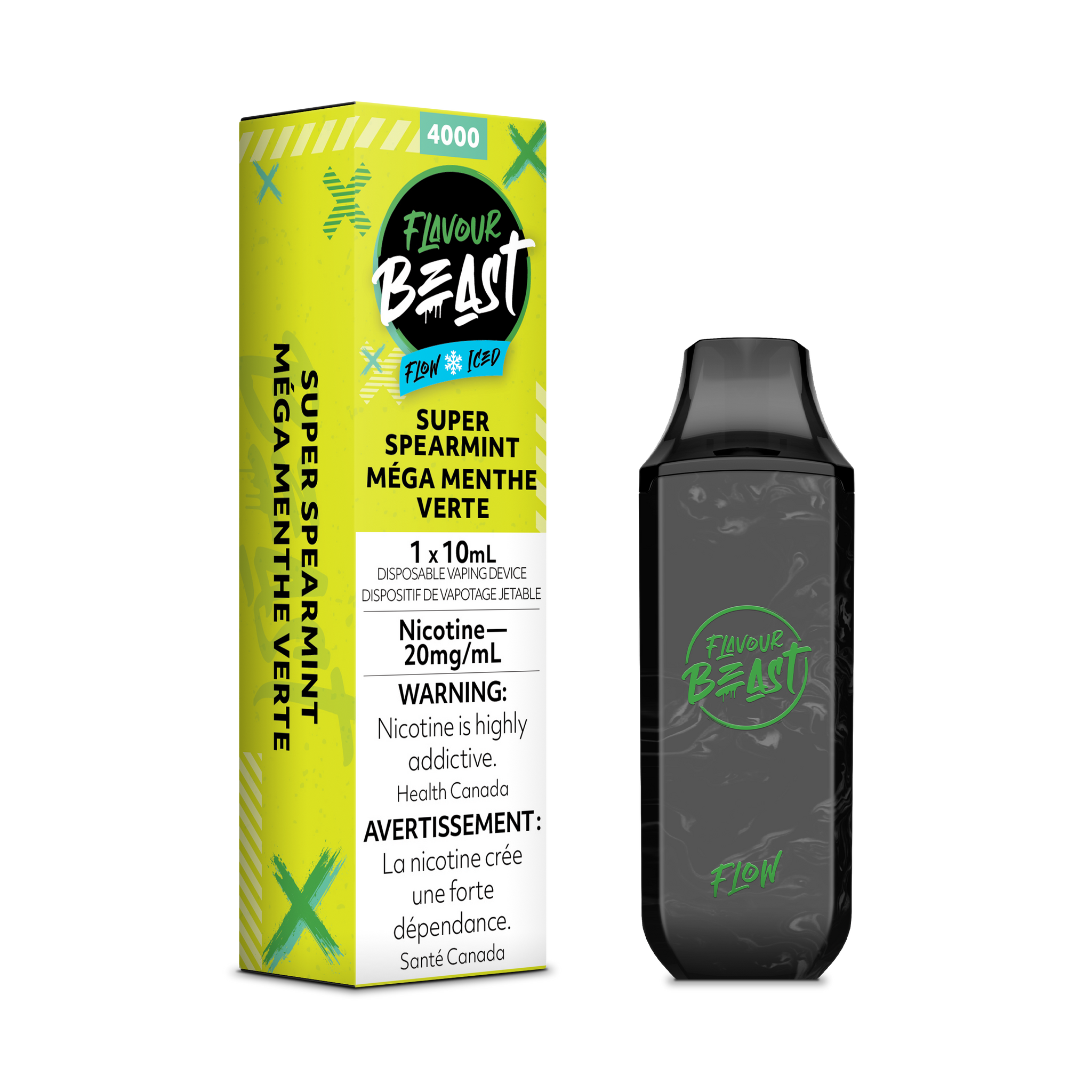 Flavour Beast Flow - Super Spearmint