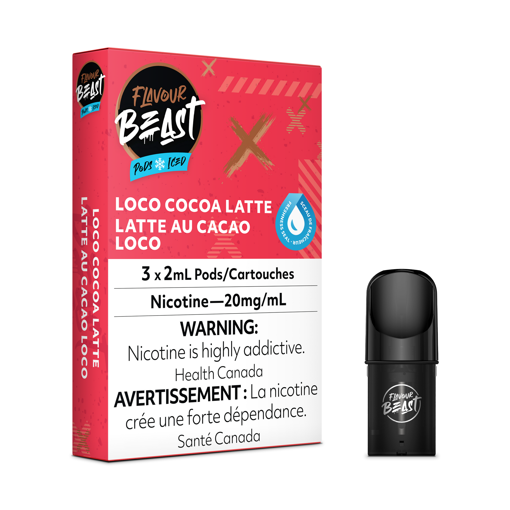 Flavour Beast Pod Pack - Loco Cocoa Latte Iced