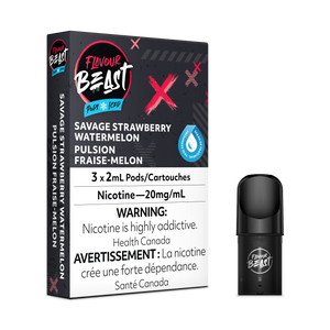 Flavour Beast Pod Pack - Savage Strawberry Watermelon Iced