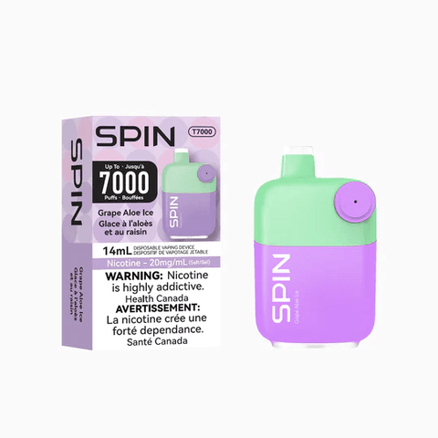 SPIN 7000 - Grape Aloe Ice