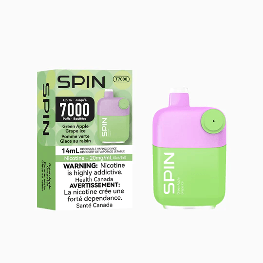 SPIN 7000 - Green Apple Grape Ice
