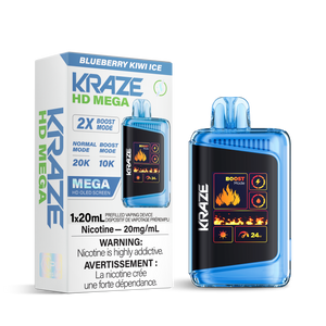 Kraze HD Mega 20K - Blueberry Kiwi Ice