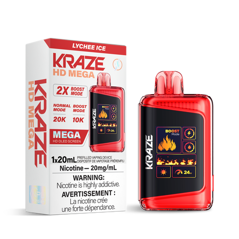 Kraze HD Mega 20K - Lychee Ice