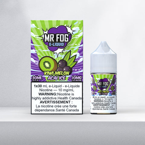 Mr. Fog Salt E-Liquid - Kiwi Melon Acai Ice