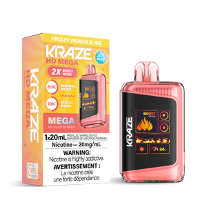 Kraze HD Mega 20K - Frizzy Peach G Ice (BC & SK ONLY)