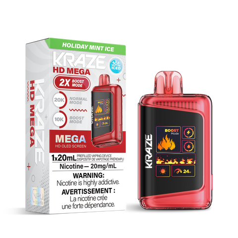 Kraze HD Mega 20K - Holiday Mint Ice