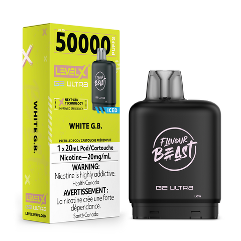 Level X Flavour Beast G2 ULTRA - White G.B. Iced