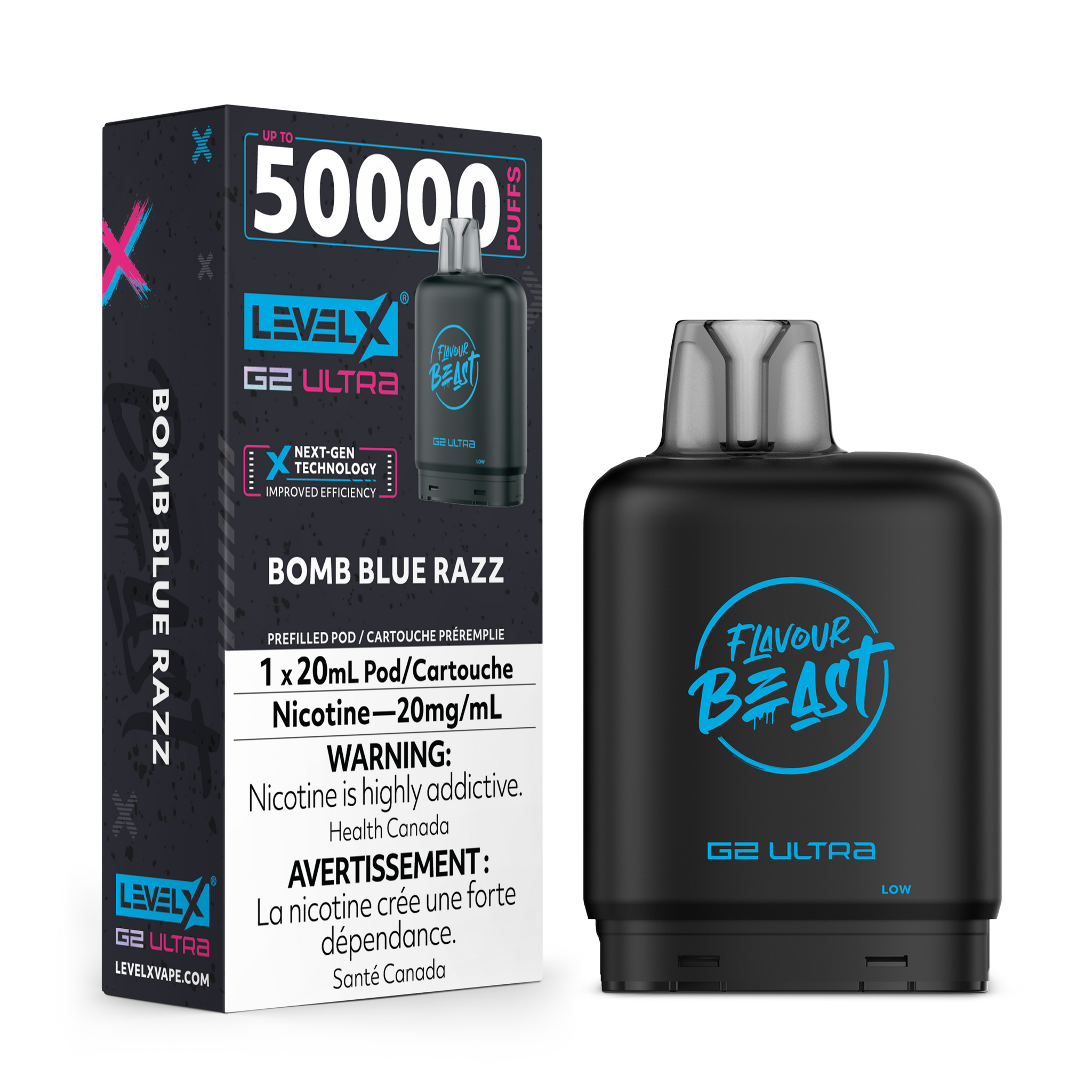 Level X Flavour Beast G2 ULTRA - Bomb Blue Razz