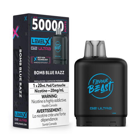 Level X Flavour Beast G2 ULTRA - Bomb Blue Razz