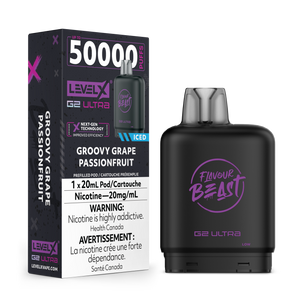 Level X Flavour Beast G2 ULTRA - Groovy Grape Passionfruit Iced