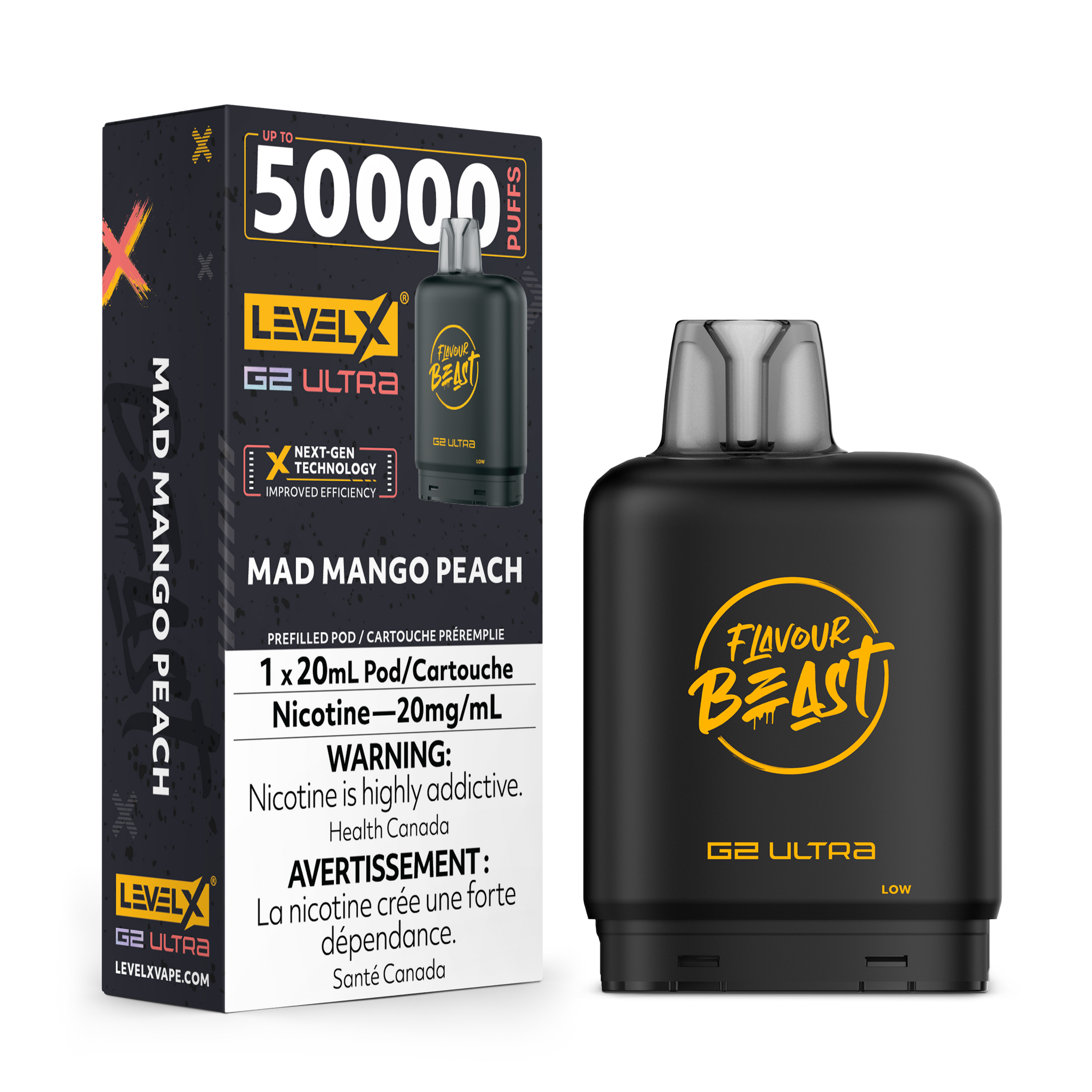 Level X Flavour Beast G2 ULTRA - Mad Mango Peach