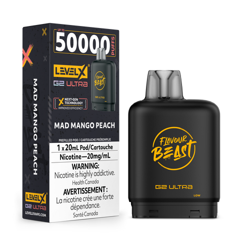 Level X Flavour Beast G2 ULTRA - Mad Mango Peach