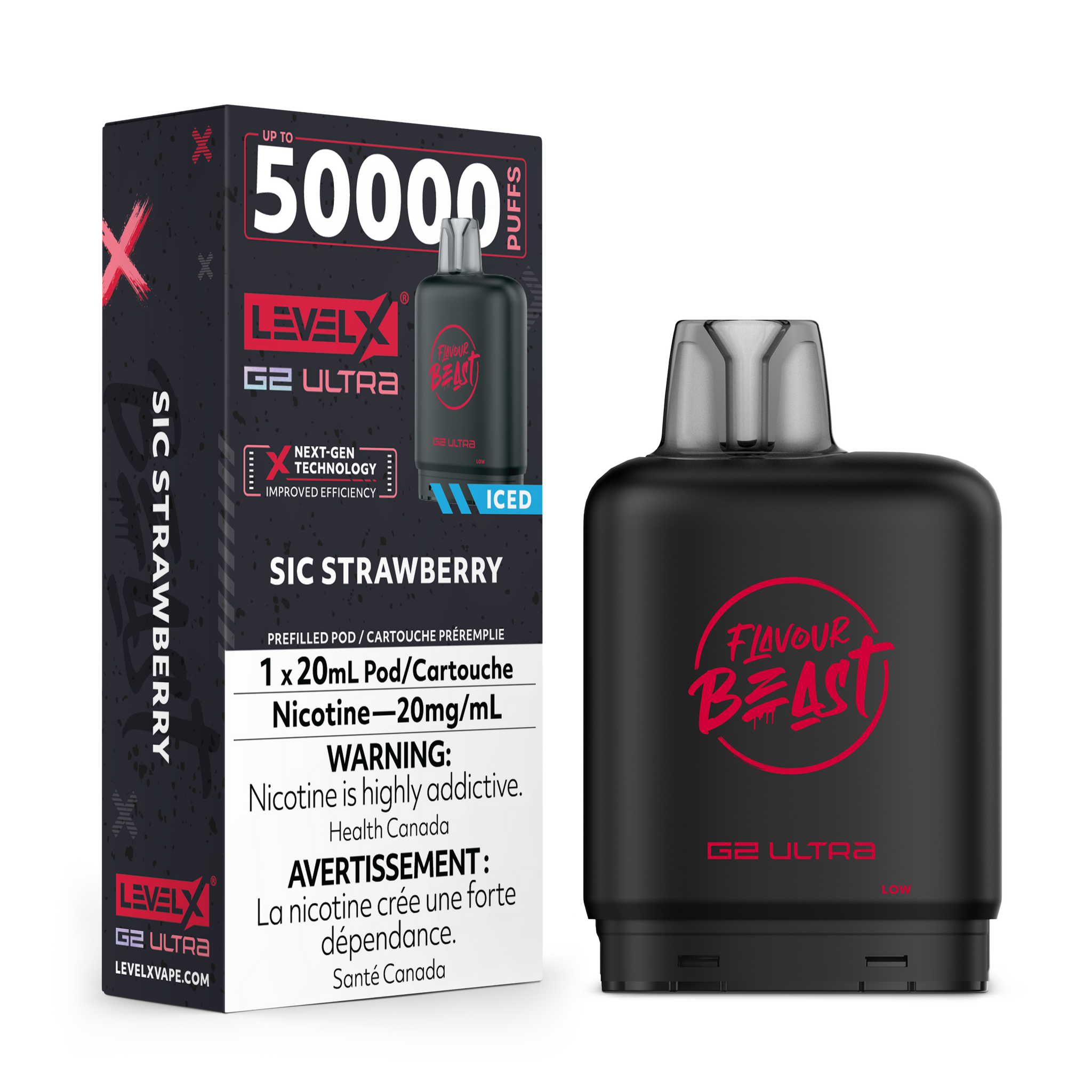 Level X Flavour Beast G2 ULTRA - Sic Strawberry Iced