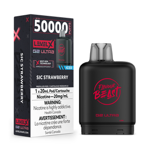 Level X Flavour Beast G2 ULTRA - Sic Strawberry Iced