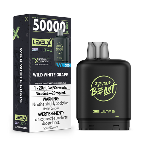 Level X Flavour Beast G2 ULTRA - Wild White Grape Iced
