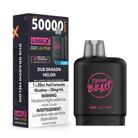 Level X Flavour Beast G2 ULTRA - Dub Dragon Melon Iced