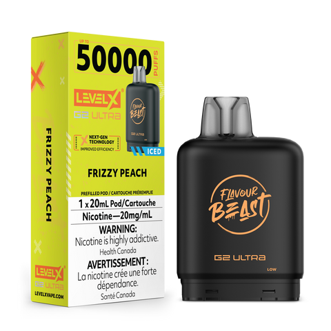 Level X Flavour Beast G2 ULTRA - Frizzy Peach Iced