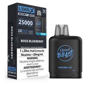 Level X Flavour Beast Boost - Boss Blueberry Iced