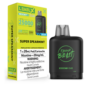 Level X Flavour Beast Boost - Super Spearmint Iced